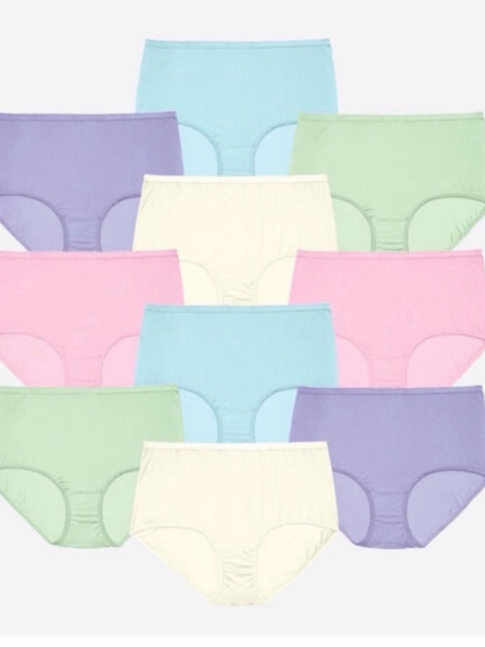 New 10 Pack Cotton Brief
Panties Comfort Choice Size 14
7X Woman Within
